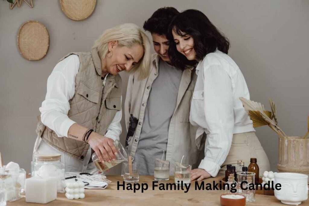 Happ Family Making Candle